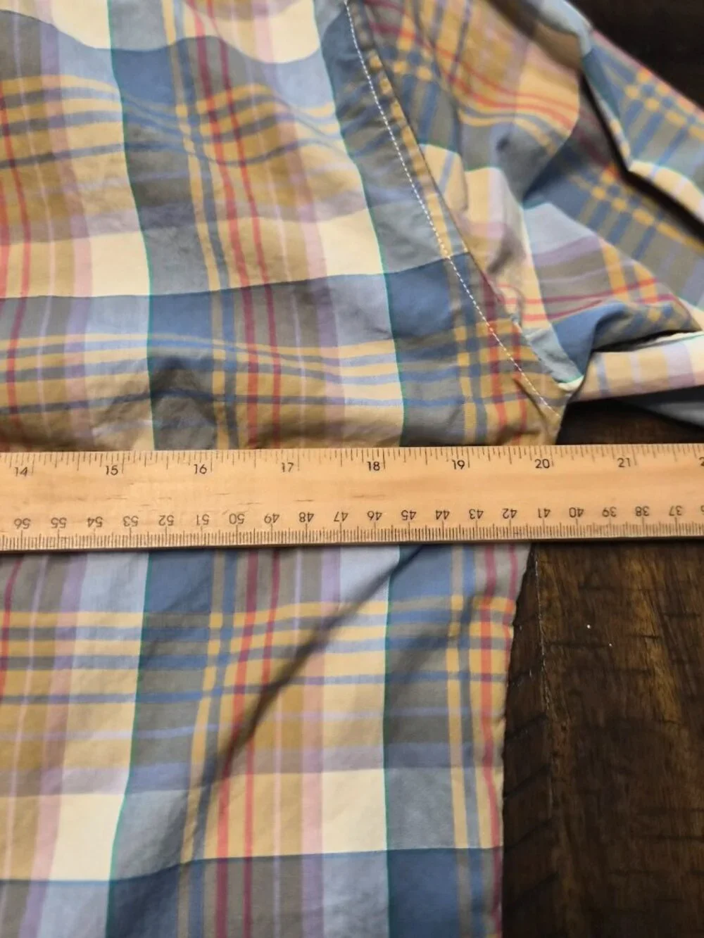 J Crew Shirt Mens Small Blue Pink Check Slim Fit Button Down Long Sleeve G255